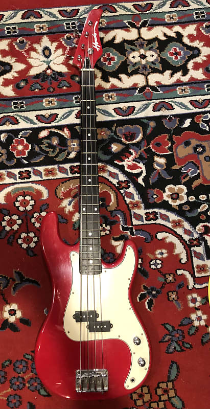 Hondo Bass 1980’s Red image 1