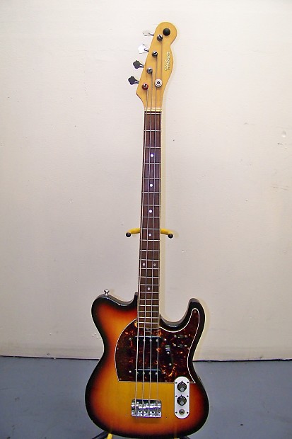 Rare 78 Hohner Tele Telecaster Vintage Sunburst Bass Guitar