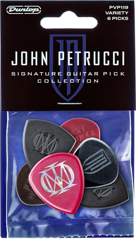 Dunlop PVP119 John Petrucci Variety Guitar Pick - 6 Pack image 1