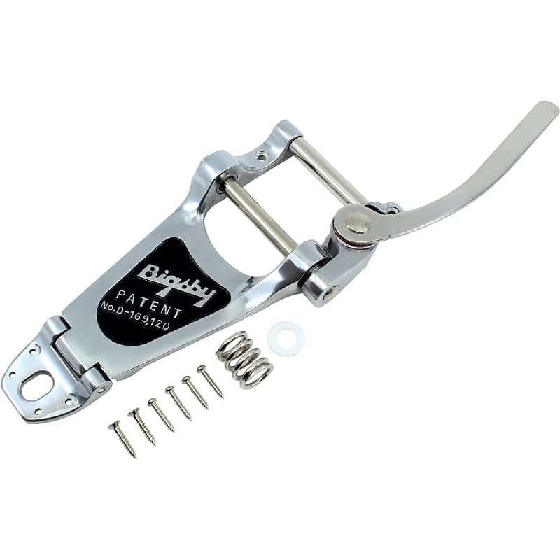 Vibrato - Bigsby, B7, for arch-top electric guitars, Color: Aluminum image 1