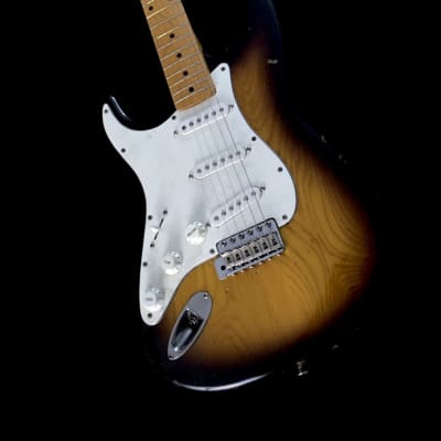 LEFTY! Vintage Fender 50s Reissue MIJ Clapton Brownie Strat Guitar Heavy Relic Light 7.3 Lb HSC for sale