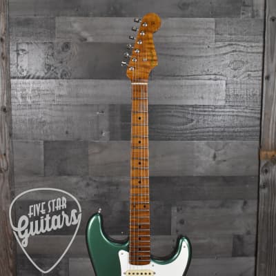 Fender Custom Shop '58 Stratocaster - Aged Sherwood Green Metallic with Hard Shell Case image 3