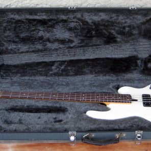 1987 Wal MkII 5 string bass - white finish, w/ OHSC image 3