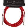 Fender Yngwie Malmsteen Series RED Electric Guitar Cable, Straight Ends, 10' ft