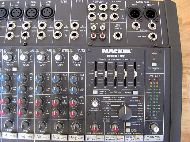 Mackie DFX-12 Mixer | Reverb