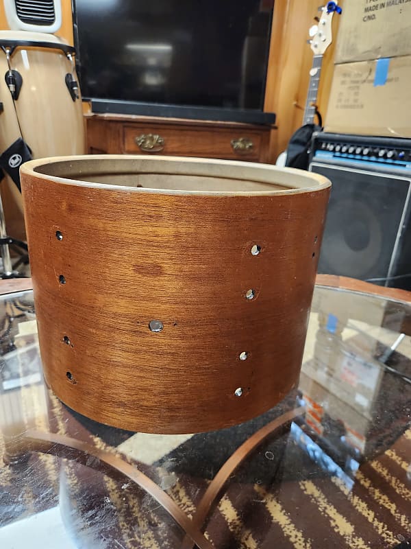 Slingerland sound king 9 x 13 mounted tom shell 1960 s reverb