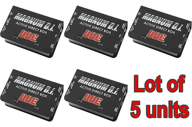 Lot of Five (5) Units of BBE Magnum DI Active Direct Box image 1