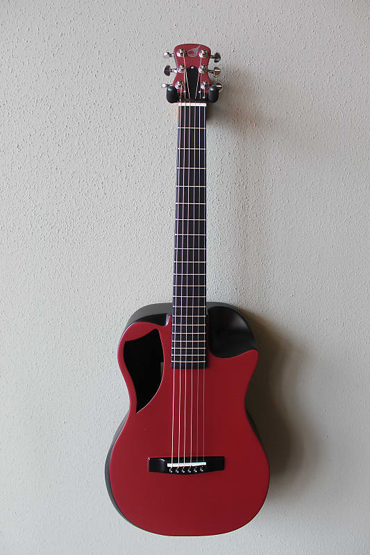 Brand New Journey OF660 Overhead Carbon Fiber Acoustic/Electric Travel Guitar - Maroon Matte image 1