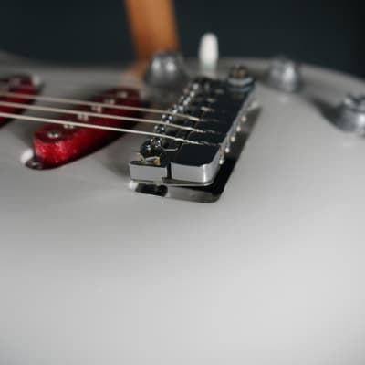 Eklein/Flaxwood Audi White Electric Guitar image 9