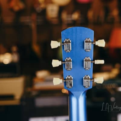 Josh Williams Stella Jr. Electric Guitar #276 - Lightly Relic'd Pelham Blue Finish with  Lollar P90 Soapbar Pickups! image 18