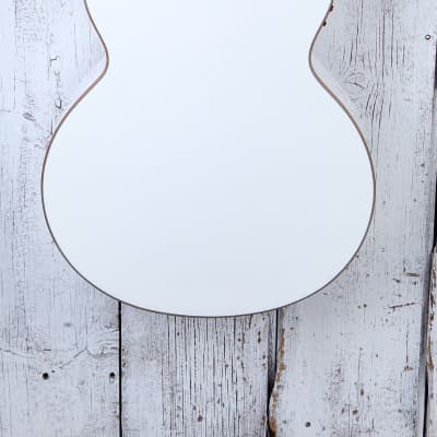 Gretsch G5022CWFE Rancher Falcon Jumbo Cutaway Acoustic Electric Guitar White image 9