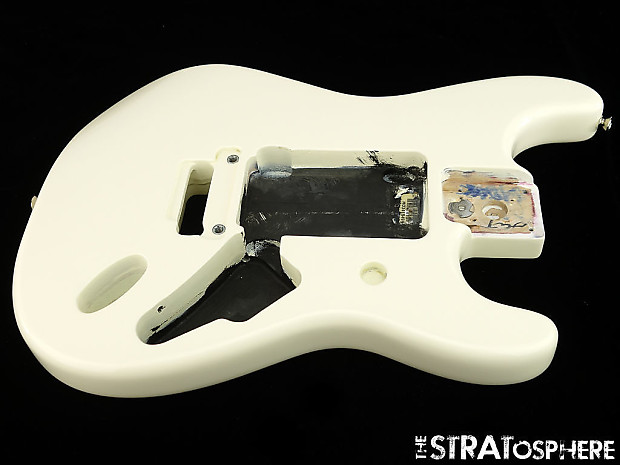 Fender Floyd Rose Stratocaster BODY Strat Guitar Parts Arctic