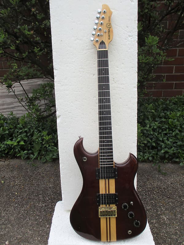 Electra Phoenix Guitar, 1983, Japan, Seven Piece Body, Coil Reverb