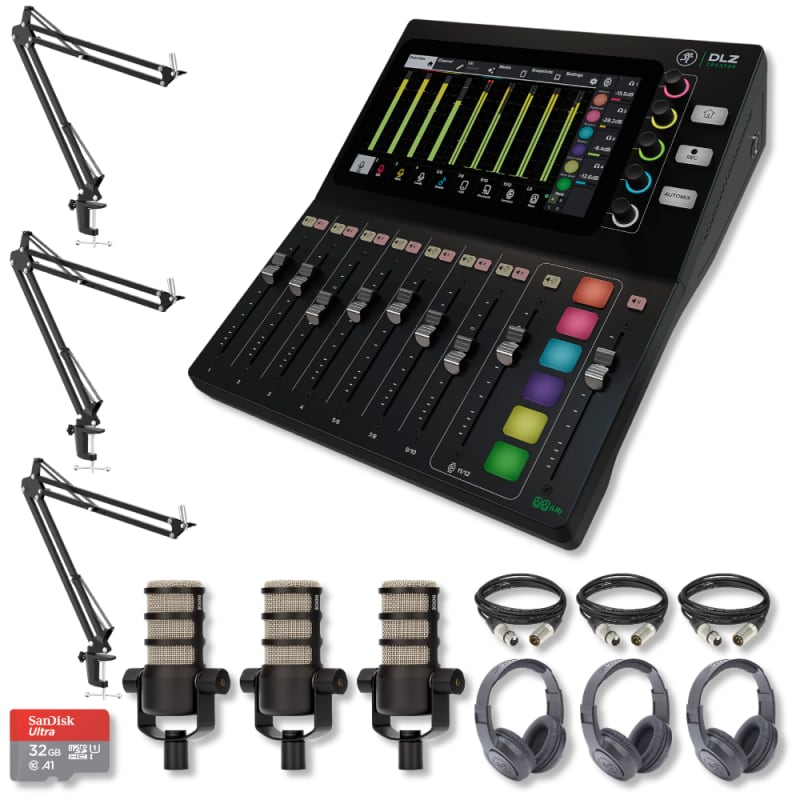 Mackie DLZ Creator - Digital Mixer for Podcasting, Content