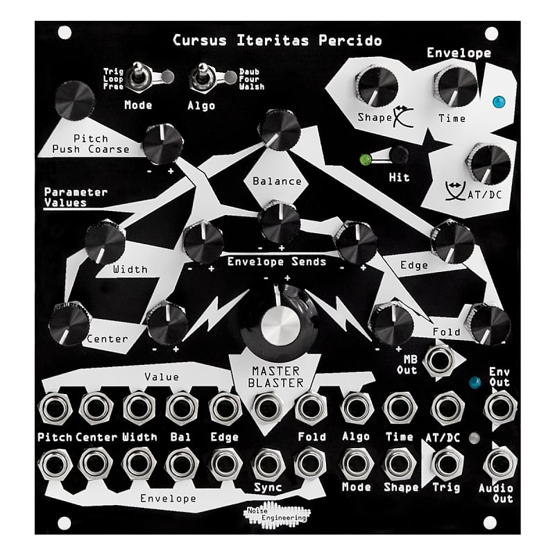 Noise Engineering Cursus Iteritas Percido Eurorack Wavetable Oscillator Module (Black) image 1