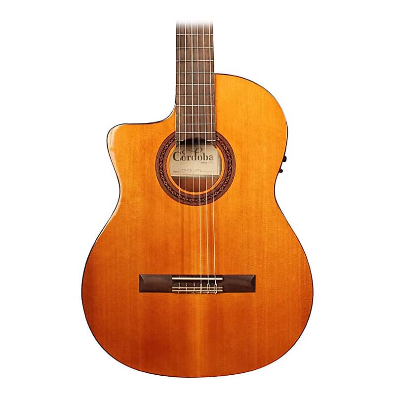 Cordoba C5-CE CD Lefty Cutaway Acoustic-Electric Nylon