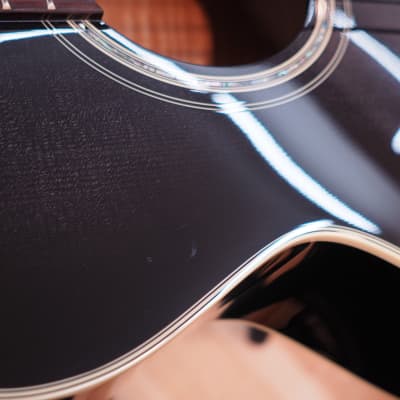 Takamine PB5 SBL Pro Series Jumbo Cutaway Acoustic/Electric Bass Gloss Black Sunburst image 17