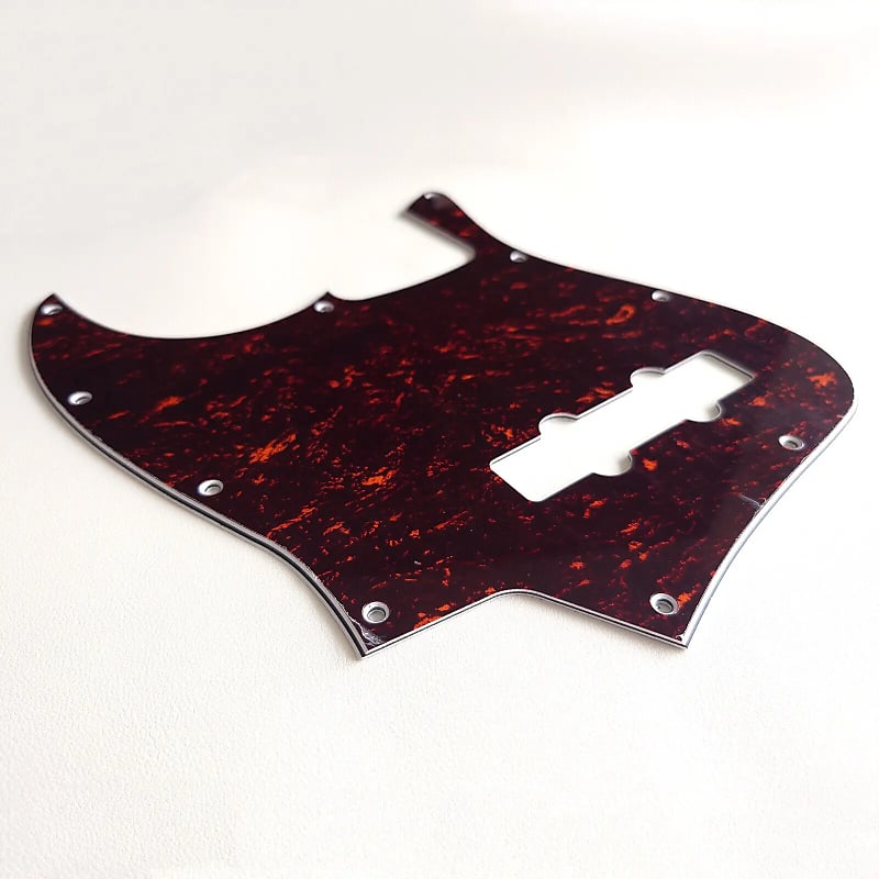 Left Hand Tortoise Shell 4 String Jazz Bass Style Pickguard | Reverb