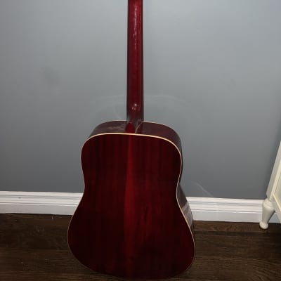 Carlo Robelli CW4102TRX - Red Acoustic Guitar image 2