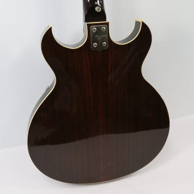 Noble EG680-2RG Hollowbody Electric Guitar w/ Case 1960s Vintage Korea Norma Tiesco SET-UP! image 3
