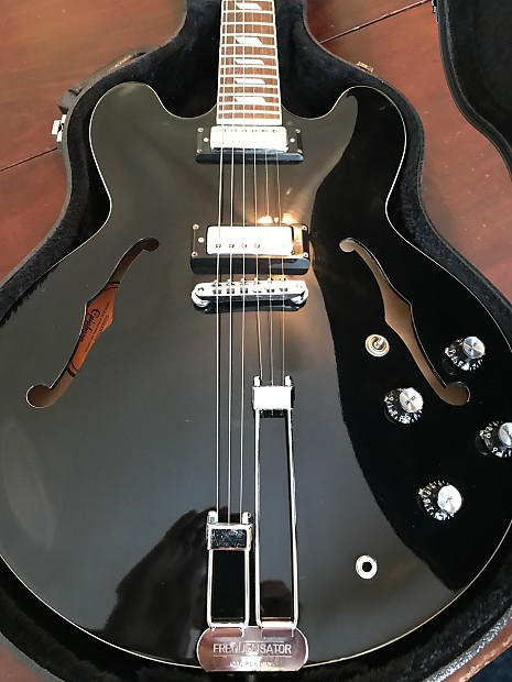 Epiphone Riviera (Peerless) 1999 Ebony | Reverb