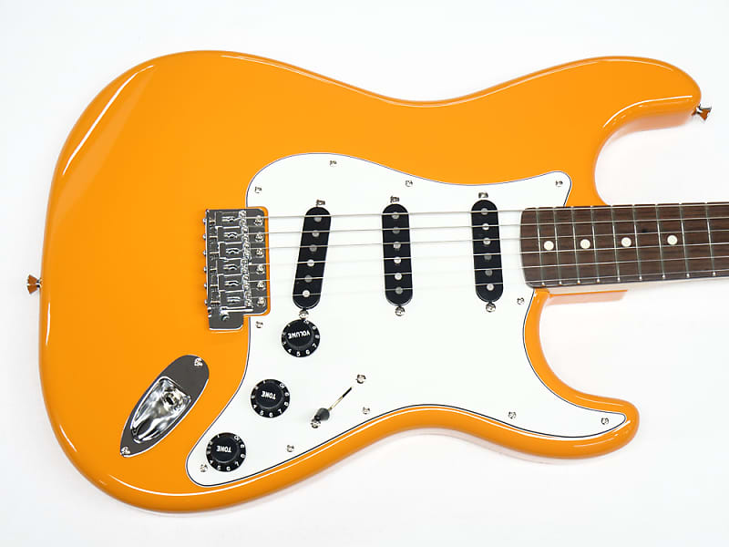 Color　Stratocaster　Fender　Japan　International　Made　Limited　Orange　in　Capri　Reverb