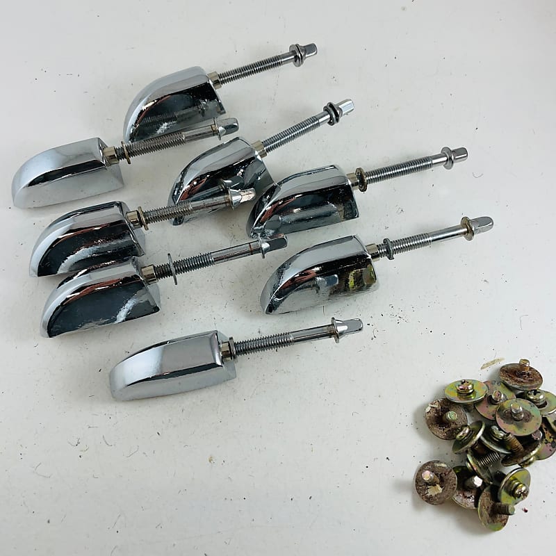 8 x Gear4Music Drum Lugs | Hardware | Rack Tom | 38mm Spacing | Reverb