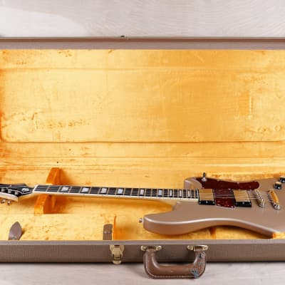 BilT El Hombre Custom Electric Guitar 2015 Shoreline Gold w/ Hard Case image 2