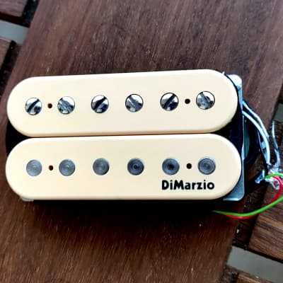 DiMarzio DP103 36th Anniversary PAF Neck Humbucker - Double Cream / Creme with black logo image 9