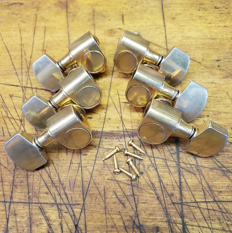 1979 Epiphone By Gibson Grover Style 3x3 Gold Guitar Tuners Reverb