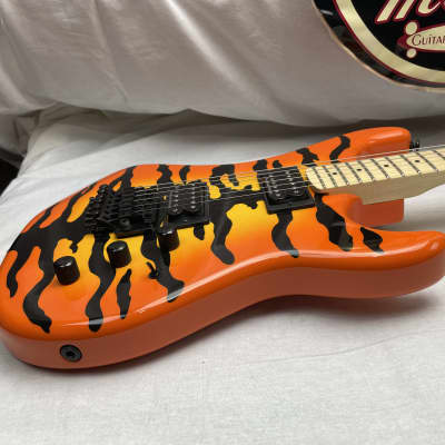 Kramer Pacer Series Vintage Electric Guitar 2020 - Orange Tiger image 7
