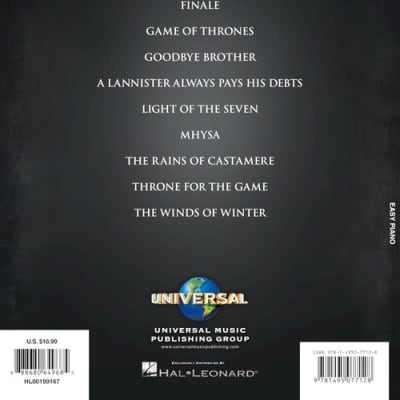 Hal Leonard Games of Thrones Easy Piano Folio image 6