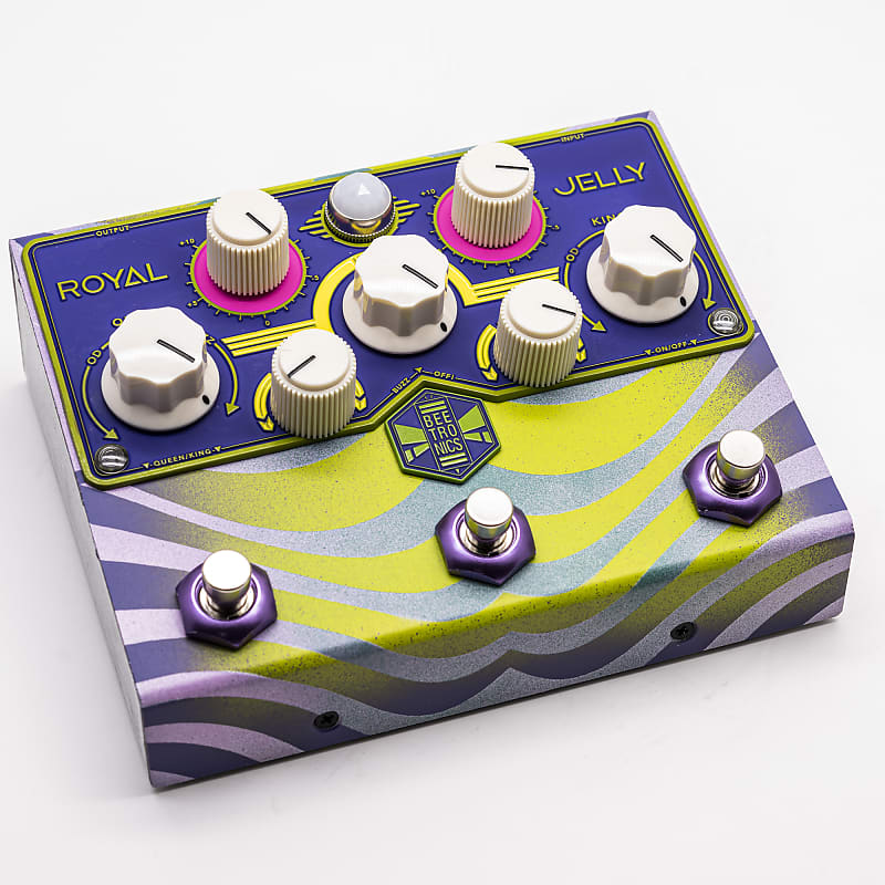 ギター Beetronics  Jelly Royal Jelly Fuzz/OD Blender • Royal Series – Beetronics