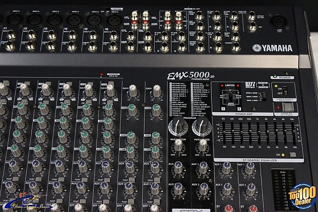 11125】 YAMAHA emx5000-20 ミキサー Yamaha EMX5000-20 20-Channel