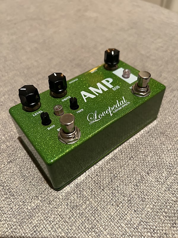 Lovepedal Amp 808 Overdrive Green Sparkle | Reverb