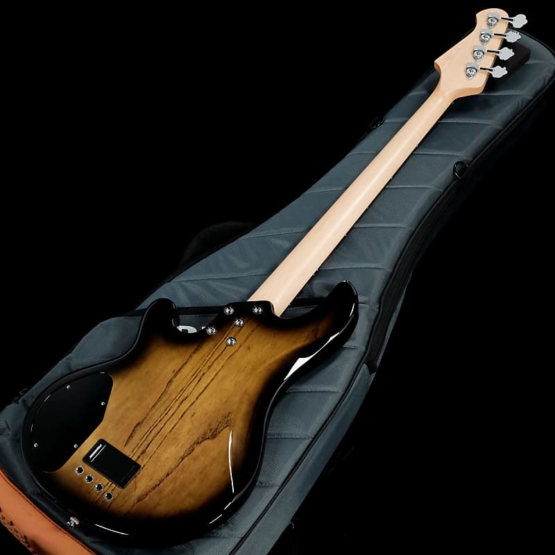 Lakland SL44-94 Deluxe Poplar Burl / Teal Green Sunburst