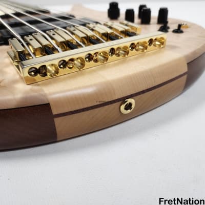 Fodera Imperial Elite 6-String Bass Single Cut Quilted Maple Mahogany Neck-Thru 11.5lbs I61484N image 9