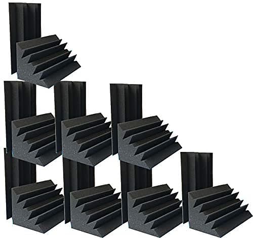 4.72"x4.72"x9.6" Acoustic Foam 16 PCS Bass Traps Soundproof Foam image 1