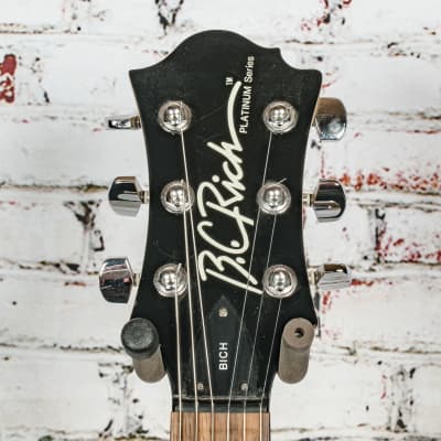 BC Rich - Platinum Series Bich - Solid Body HH Electric Guitar, Dark Blue Burst - x0926 - USED image 6