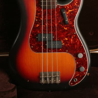 Nash PB-63 Bass Guitar - Trans Amber | Reverb