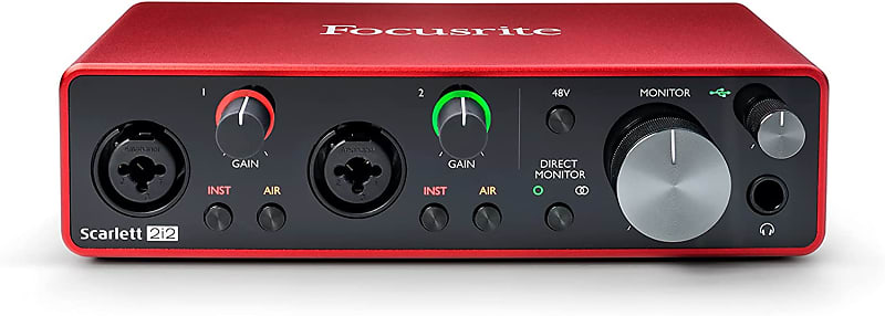 Focusrite Scarlett 2i2 (2x2 USB2 Audio Interface) image 1