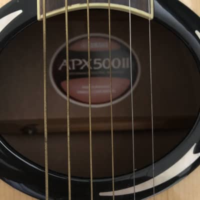 Yamaha APX500II Thinline Acoustic/Electric Guitar Natural image 3
