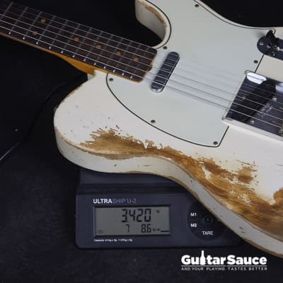 Fender Custom Shop LTD Telecaster ’63 White Super Heavy Relic Used 2019 (Cod.1381UG) image 13