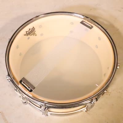 Camco 5x14 Tuxedo Snare Vintage 1960's White Marine Pearl image 11