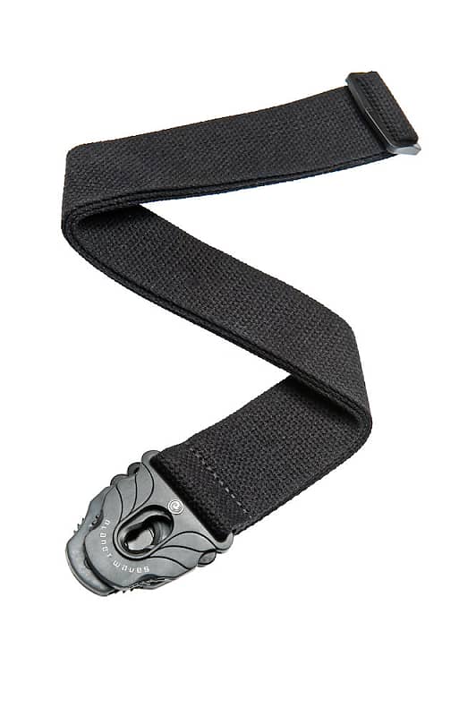 D'ADDARIO Pad Lock Strap Black Sangle de guitare