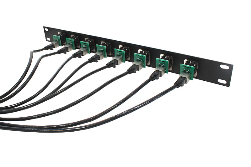 Elite Core Audio EC-EBO8 8-Channel EtherCon Breakout 1U Elite Core Audio EC-EBO8 8-Channel EtherCon Breakout 1U