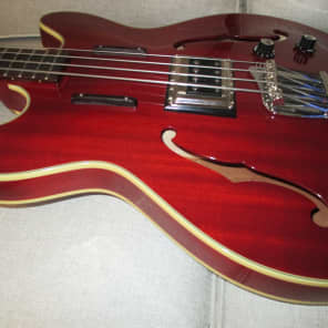 GUILD  Starfire Electric Bass Cherry Red 2014 Cherry Red image 2