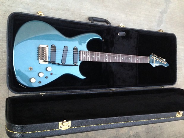 80s Aria Pro II RS Esprit Phantom Blue Super Strat Guitar w/ Case Matsumoku  MIJ Yngwie Malmsteem YJM