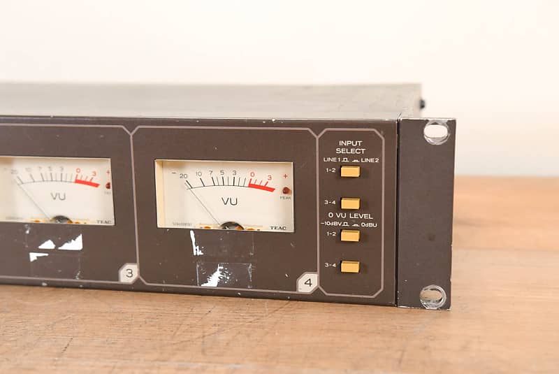 TASCAM MU-40 Four VU Meter Unit CG007MQ