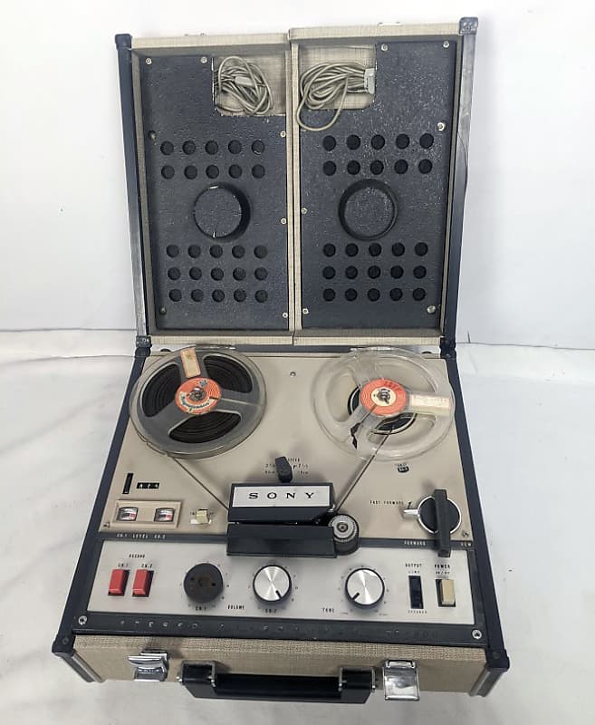 Sony TC-200 Reel to Reel Recorder / Player 1960's Grey